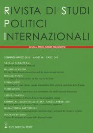 Rivista di studi politici internazionali (2019). Vol. 1