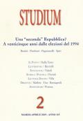 Studium (2019). Vol. 2: «seconda» Repubblica? A venticinque anni dalle elezioni del 1994, Una.