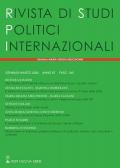 Rivista di studi politici internazionali (2020). Vol. 1