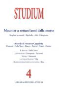 Studium (2020). Vol. 4: Mounier a settant'anni dalla morte.