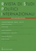 Rivista di studi politici internazionali (2020). Vol. 3
