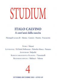 Studium (2023). Vol. 4: Italo Calvino. A cent’anni dalla nascita
