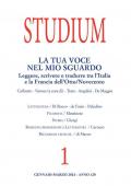 Studium (2024). Vol. 1: La tua voce nel mio sguardo. Leggere, scrivere e tradurre tra l’Italia e la Francia dell’Otto/Novecento