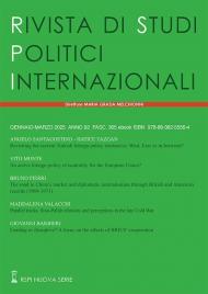 Rivista di studi politici internazionali (2025). Vol. 1