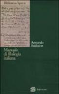 Manuale di filologia italiana