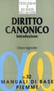 Diritto canonico. Introduzione