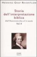 Storia dell'interpretazione biblica. 4.Dall'Illuminismo fino al XX secolo