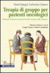 Assistenza psicologica ai pazienti oncologici. Tecniche di terapia di gruppo