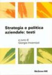 Strategia e politica aziendale: testi