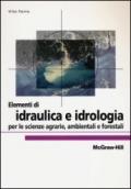 Elementi di idraulica e idrologia per le scienze agrarie, ambientali e forestali