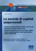 Le società di capitali unipersonali