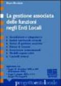 La gestione associata delle funzioni negli enti locali