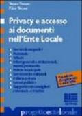 Privacy e accesso ai documenti nell'Ente Locale