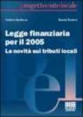 Legge finanziaria per il 2005. Le novità sui tributi locali