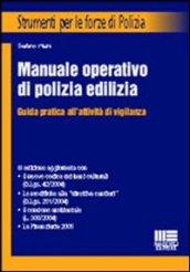 Manuale operativo di polizia edilizia