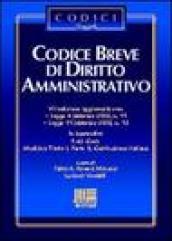 Codice breve di diritto amministrativo