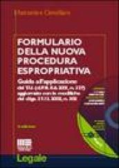 Formulario della nuova procedura espropriativa