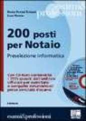 Duecento posti per notaio