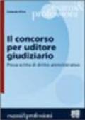 Il concorso per uditore giudiziario