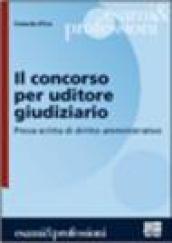 Il concorso per uditore giudiziario