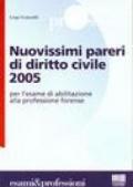 Nuovissimi pareri di diritto civile 2005