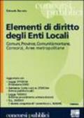 Elementi di diritto degli enti locali