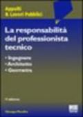 La responsabilità del professionista tecnico