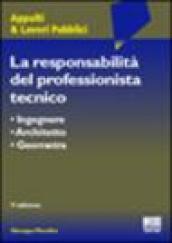 La responsabilità del professionista tecnico