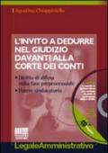 L'invito a dedurre nel giudizio davanti alla Corte dei Conti. Con CD-ROM