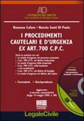 I procedimenti cautelari e d'urgenza. Con CD-ROM