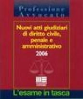 Pareri di diritto penale-Pareri di diritto civile-Nuovi atti giudiziari di diritto civile, penale e amministrativo (3 vol.)