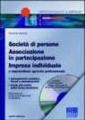 Società di persone. Associazione in partecipazione, impresa individuale