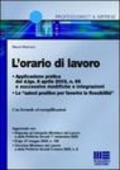 L'orario di lavoro