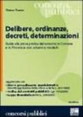 Delibere, ordinanze, decreti, determinazioni. Guida alla prova pratica del concorso in Comune e in Provincia con schemi e modelli