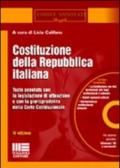 Costituzione della Repubblica italiana. Con CD-ROM