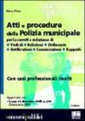 Atti e procedure della polizia municipale