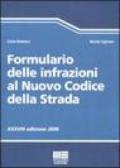 Formulario delle infrazioni al nuovo codice della strada