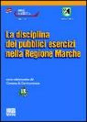 La disciplina dei pubblici esercizi nella regione Marche
