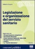 Legislazione e organizzazione del servizio sanitario