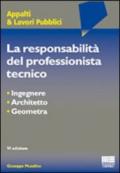 La responsabilità del professionista tecnico