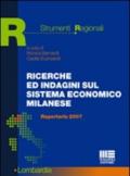 Ricerche ed indagini sul sistema economico milanese