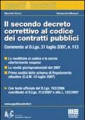 Il secondo decreto correttivo al codice dei contratti pubblici