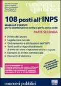 Centootto posti all'INPS. Manuale e quesiti per la seconda prova scritta e per la prova orale