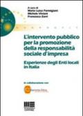 L'intervento pubblico per la promozione della responsabilità sociale d'impresa