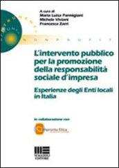 L'intervento pubblico per la promozione della responsabilità sociale d'impresa