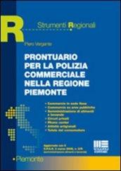 Prontuario per la polizia commerciale nella regione piemonte