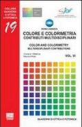 Colore e colorimetria. Contributi multidisciplinari-Color and colorimetry. Multidisciplinary contributions