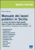 Manuale dei lavori pubblici in Sicilia