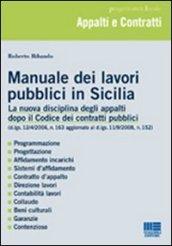 Manuale dei lavori pubblici in Sicilia
