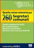 Quarto corso-concorso per 260 Segretari comunali